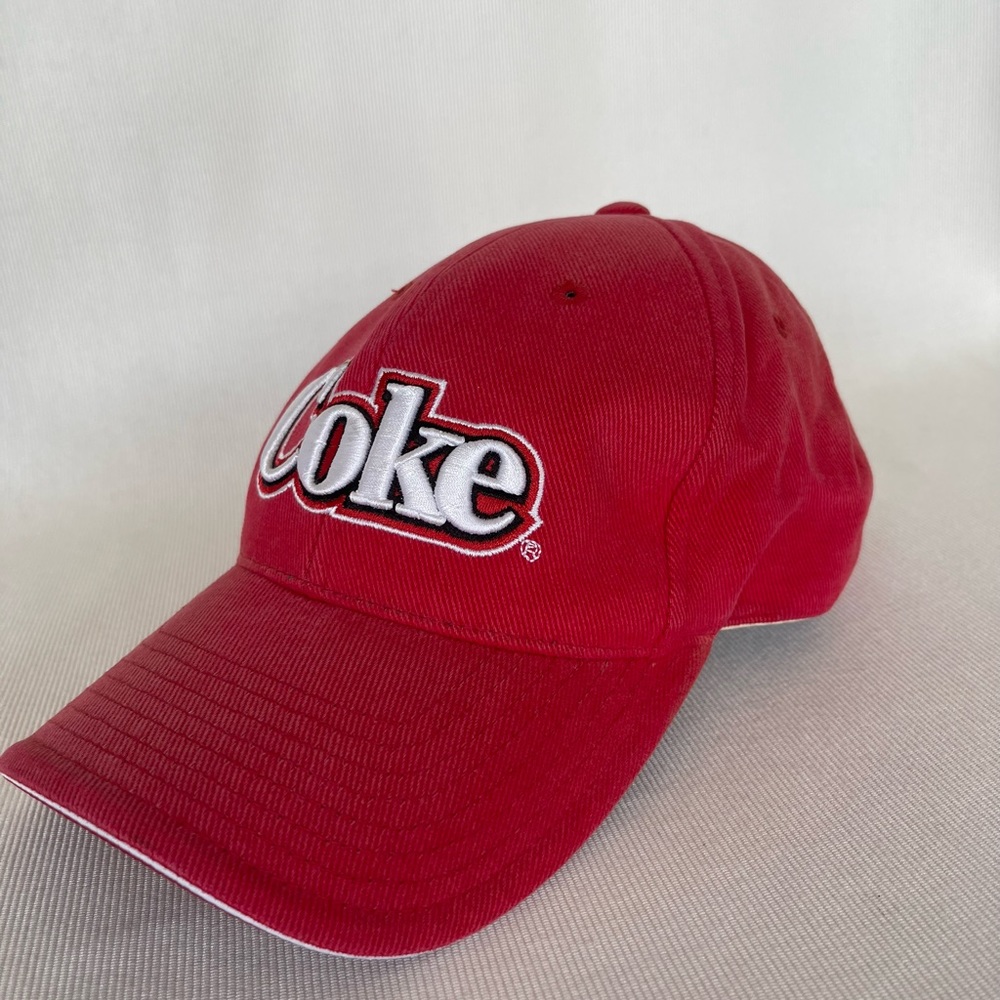 Coca Cola Red Baseball Hat White embroidery On Hat .Adjustable.Unisex. - Picture 11 of 12
